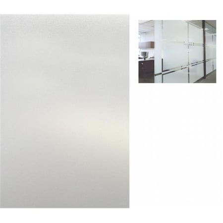 24 In. X 36 In. Etched Glass Design Window Film